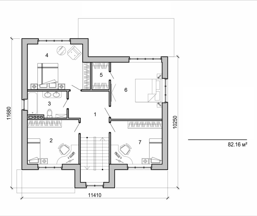 Galería de visualizaciones - Casa de dos plantas