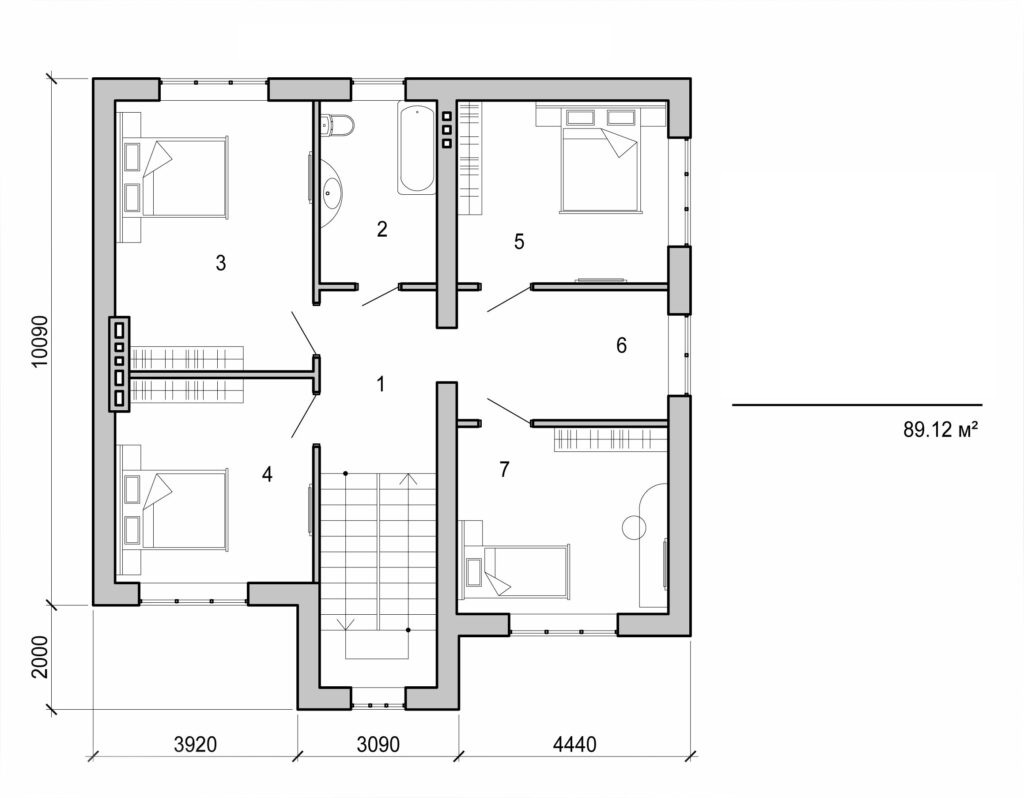 Galería de visualizaciones - Casa de dos plantas