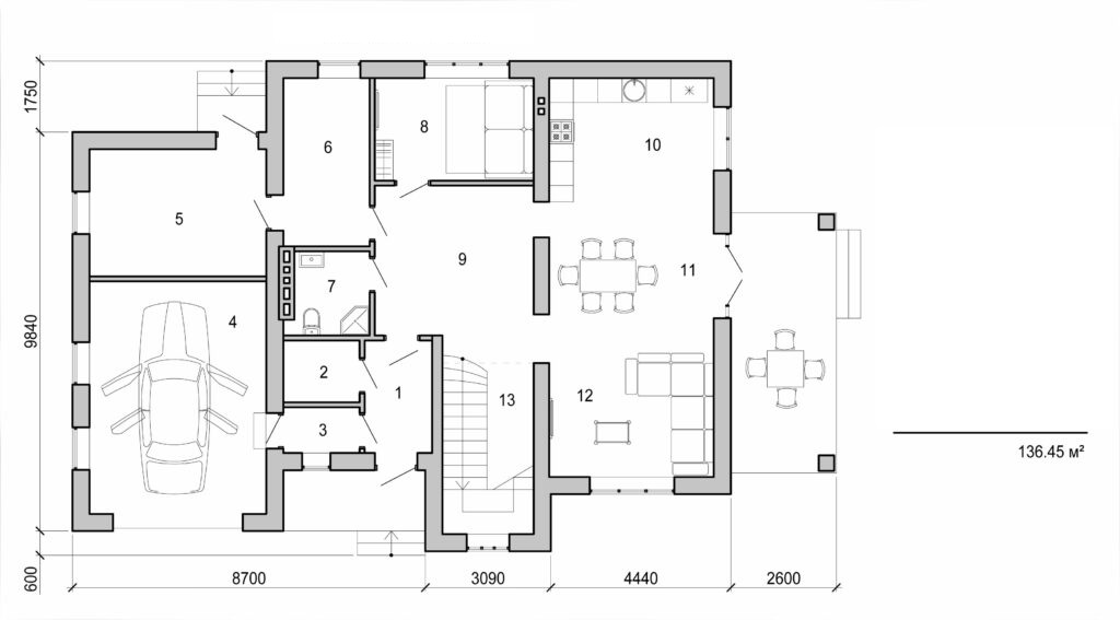 Galería de visualizaciones - Casa de dos plantas