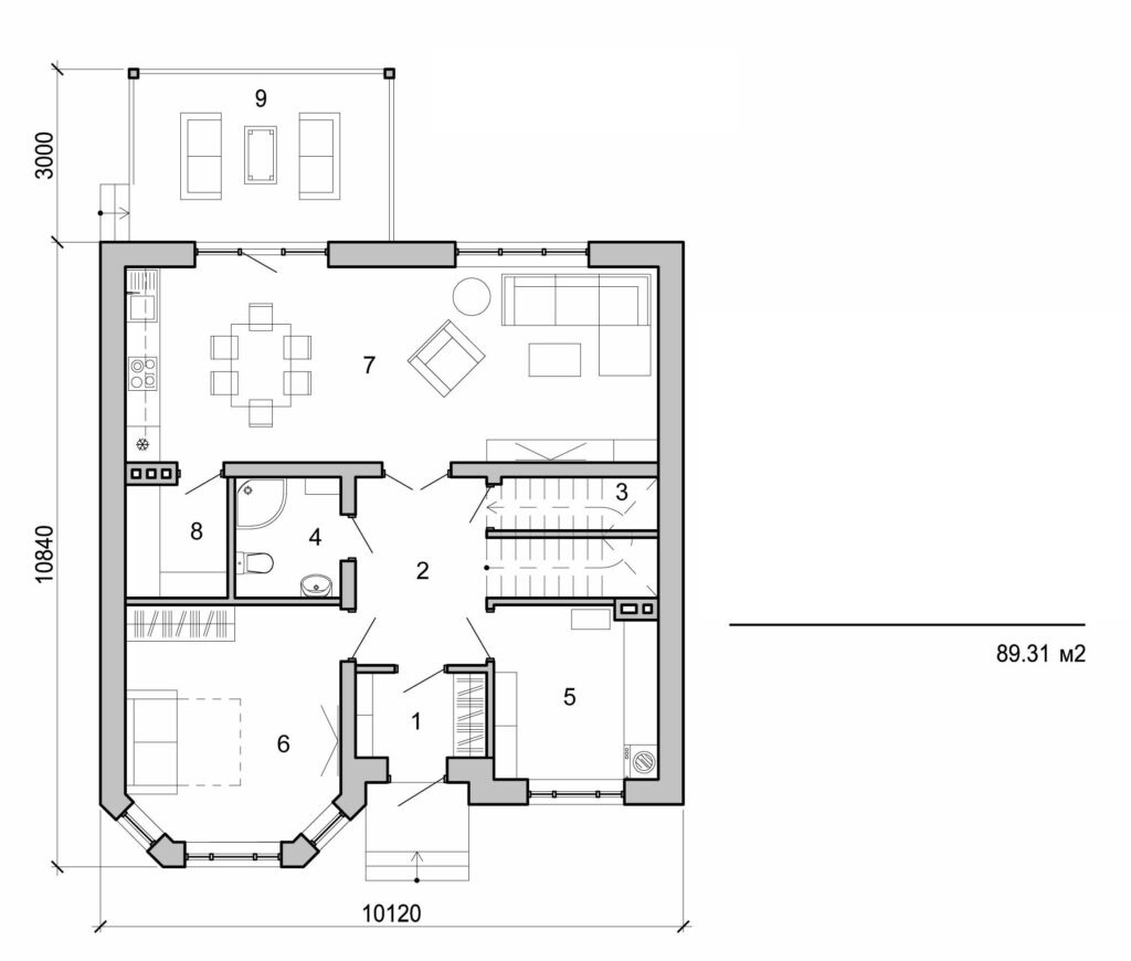 Galería de visualizaciones - Casa de dos plantas