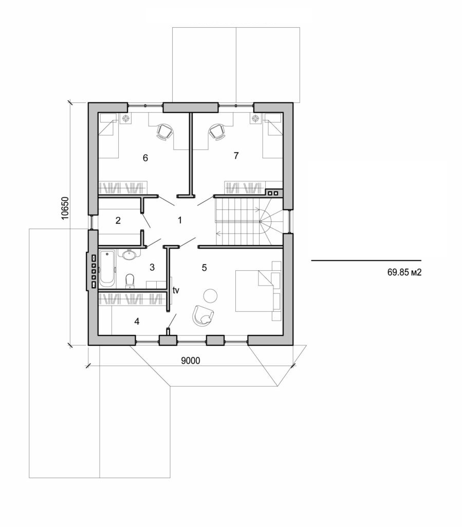 Galería de visualizaciones - Casa de dos plantas