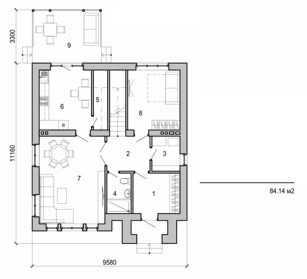 Galería de visualizaciones - Casa de dos plantas