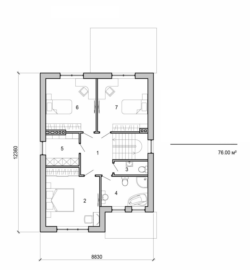 Galería de visualizaciones - Casa de dos plantas
