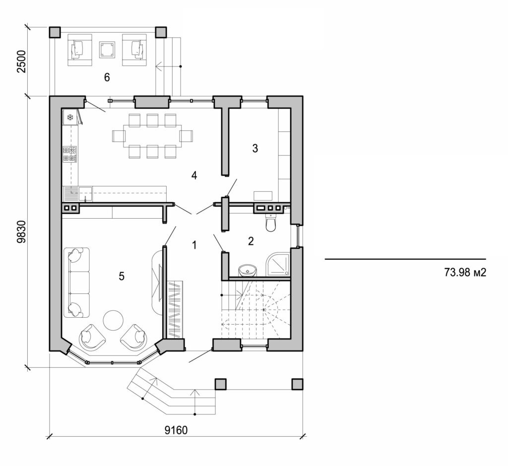 Galería de visualizaciones - Casa de dos plantas