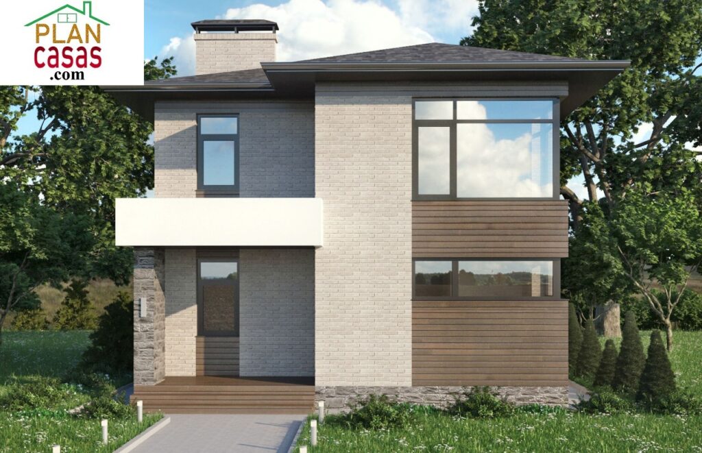 Casa de campo de dos plantas