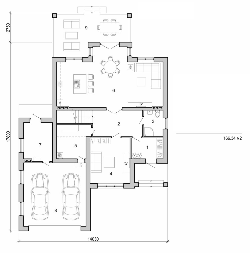 Galería de visualizaciones - Casa de dos plantas