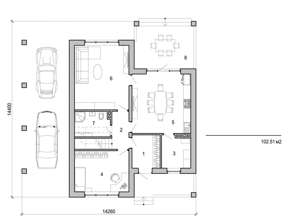 Galería de visualizaciones - Casa de dos plantas