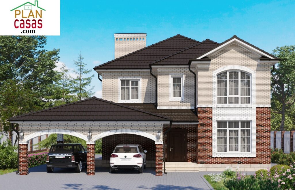 Casa de campo de dos plantas