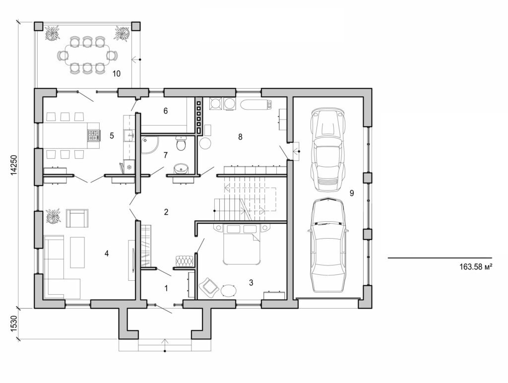 Galería de visualizaciones - Casa de dos plantas