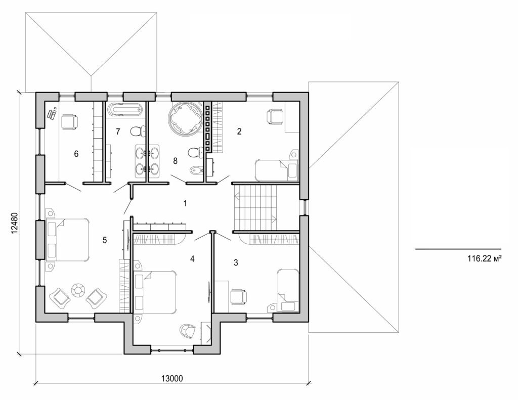 Galería de visualizaciones - Casa de dos plantas