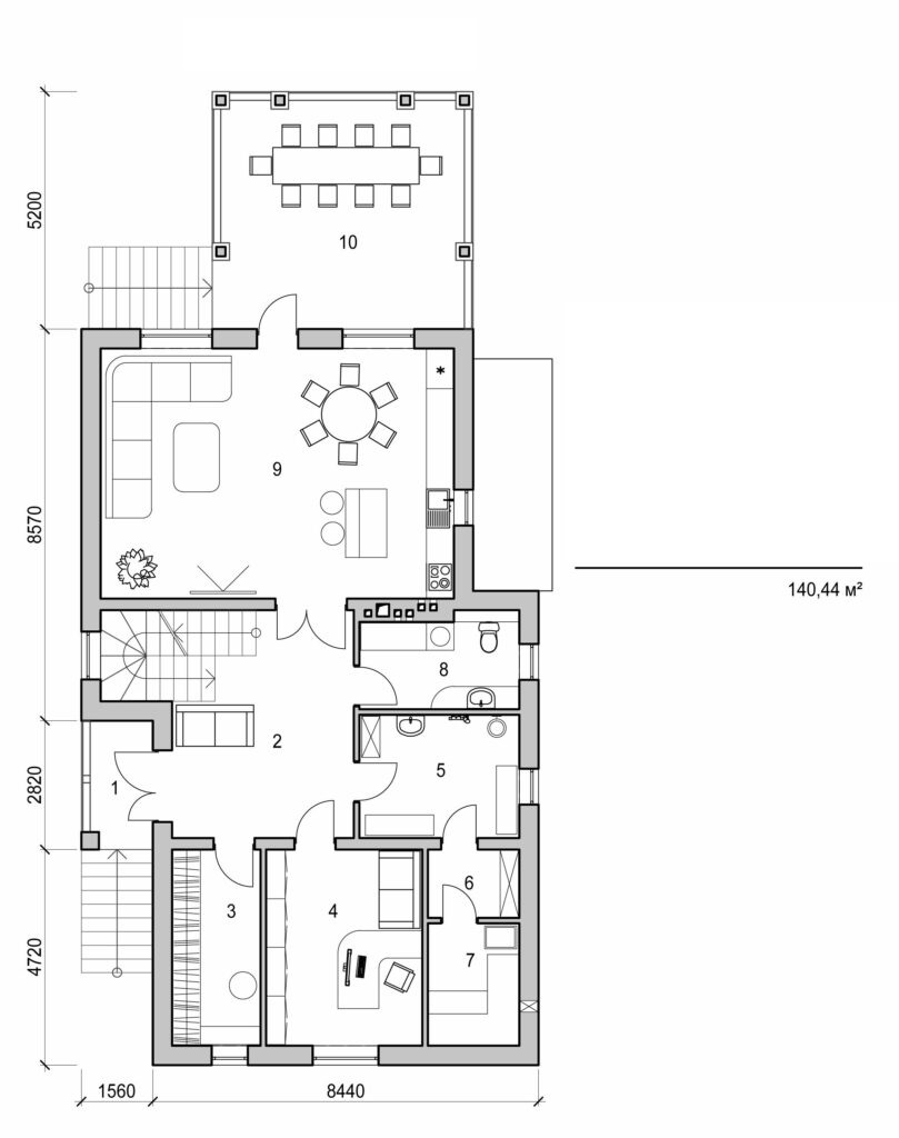 Galería de visualizaciones - Casa de dos plantas
