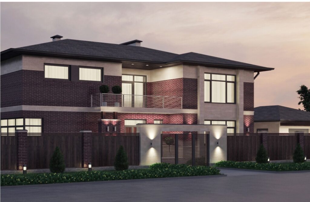 Mansión de dos plantas