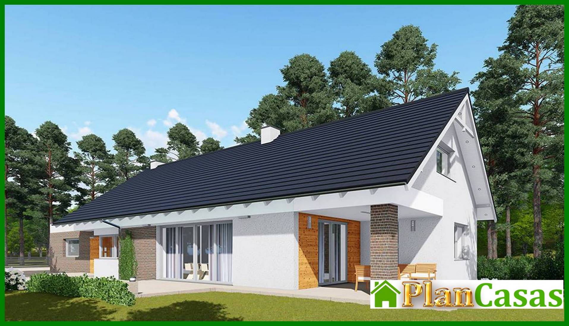 Galería de visualizaciones - Edificio de apartamentos de una planta con ático y terraza