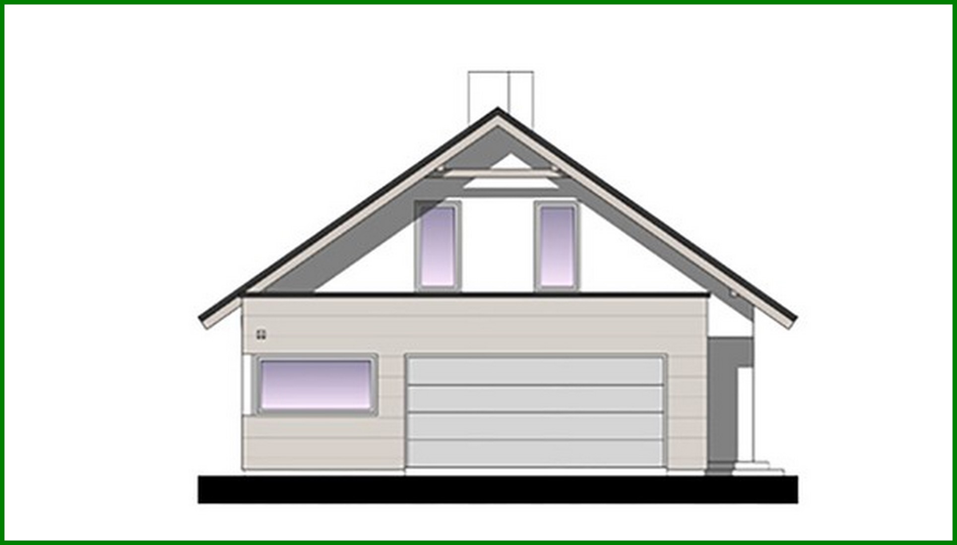 Galería de visualizaciones - Edificio de apartamentos de una planta con ático y terraza