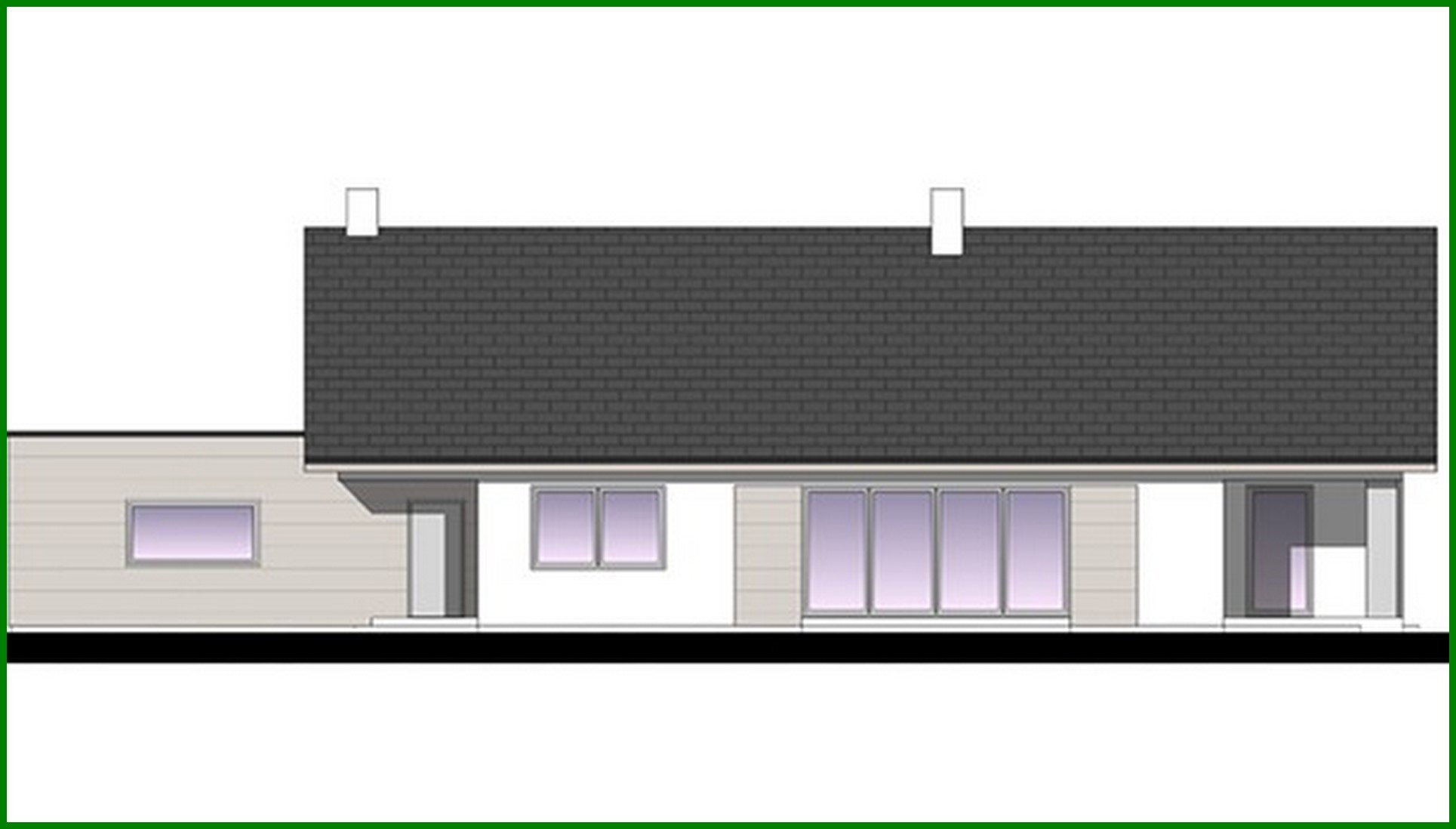 Galería de visualizaciones - Edificio de apartamentos de una planta con ático y terraza