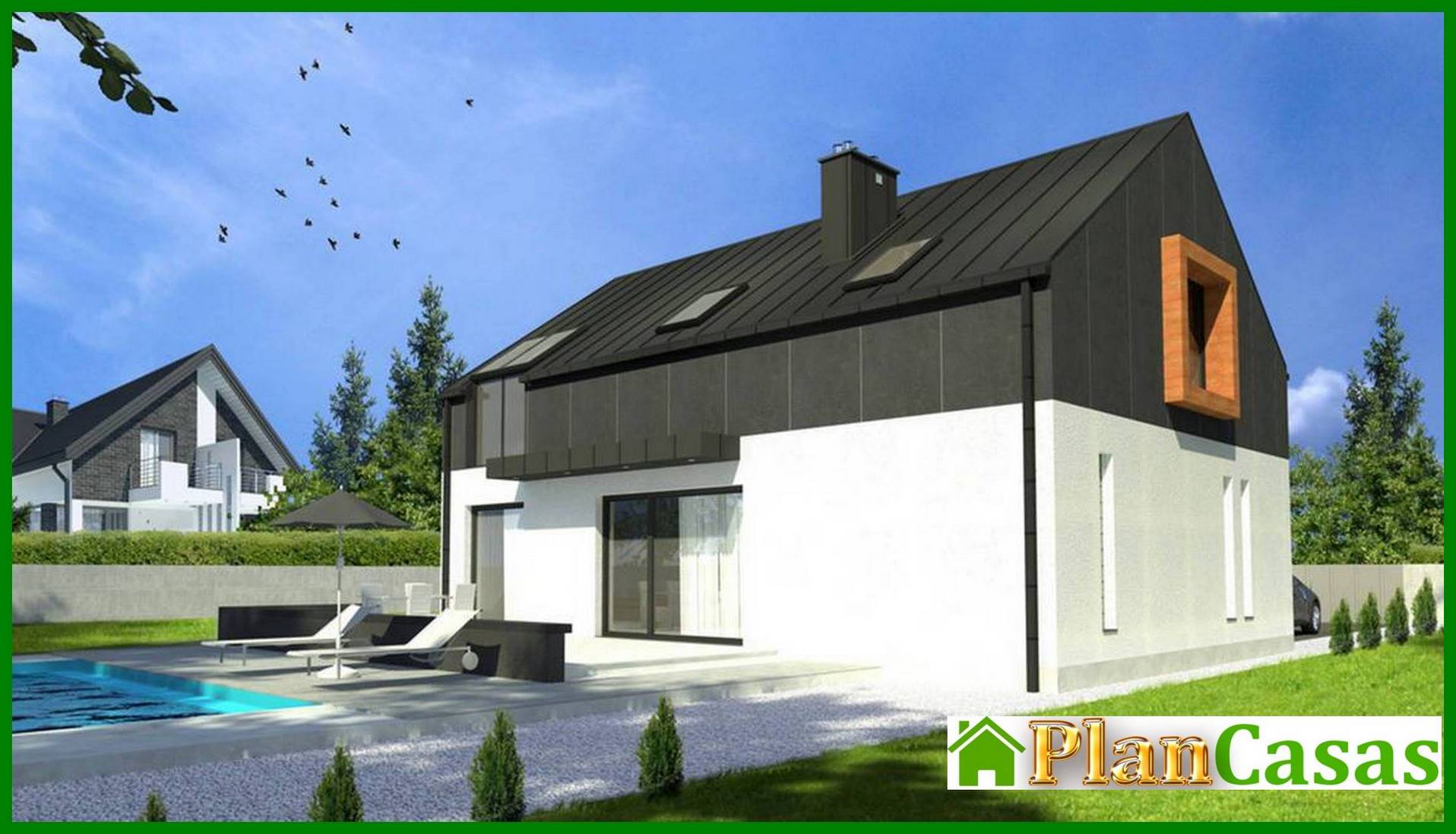 Stylish country house with a spacious living room