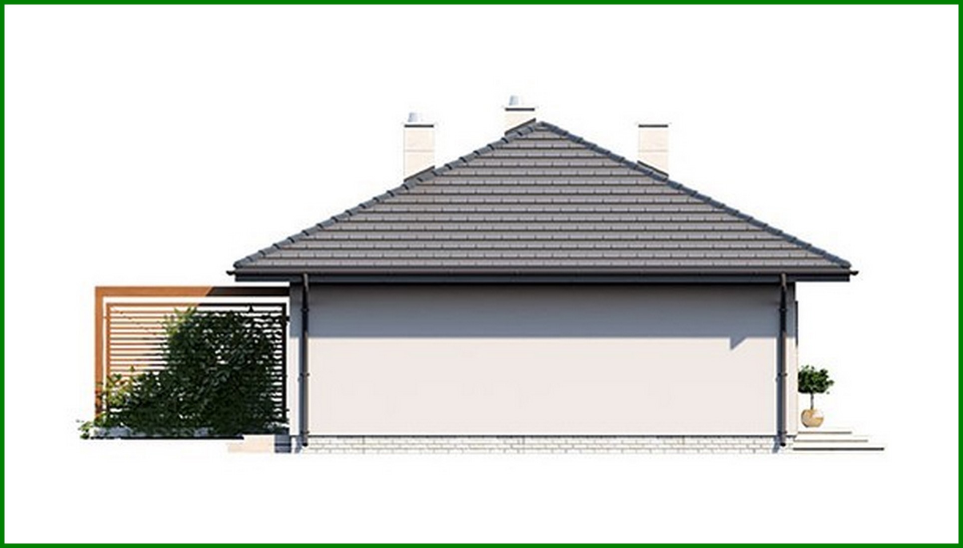 Galería de visualizaciones - Proyecto de vivienda en tonos nobles de 100 m² con garaje