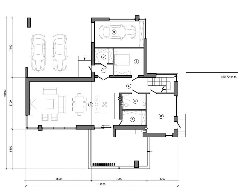 Galería de visualizaciones - Casa de campo de dos plantas