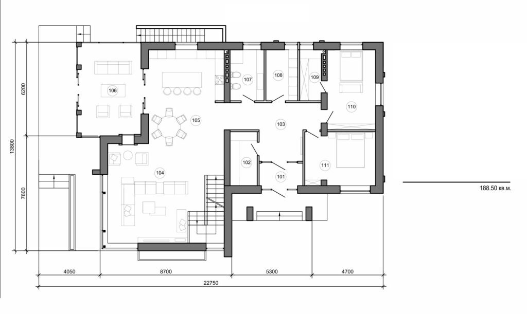 Galería de visualizaciones - Mansión de dos plantas