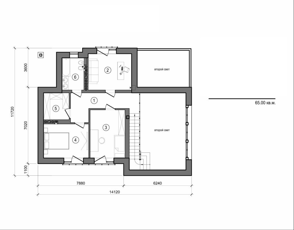 Galería de visualizaciones - Casa de dos plantas