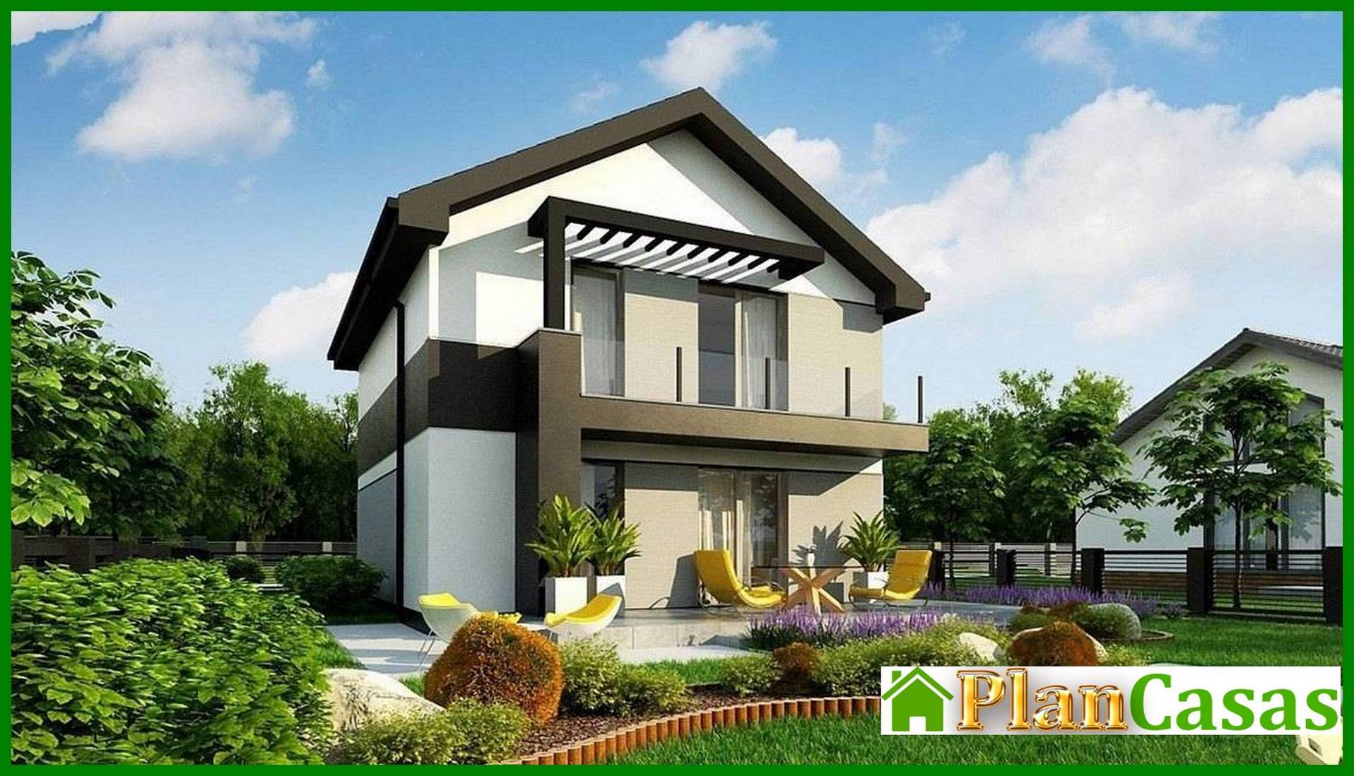 Visualization gallery - Compact two-story house 8 x 11