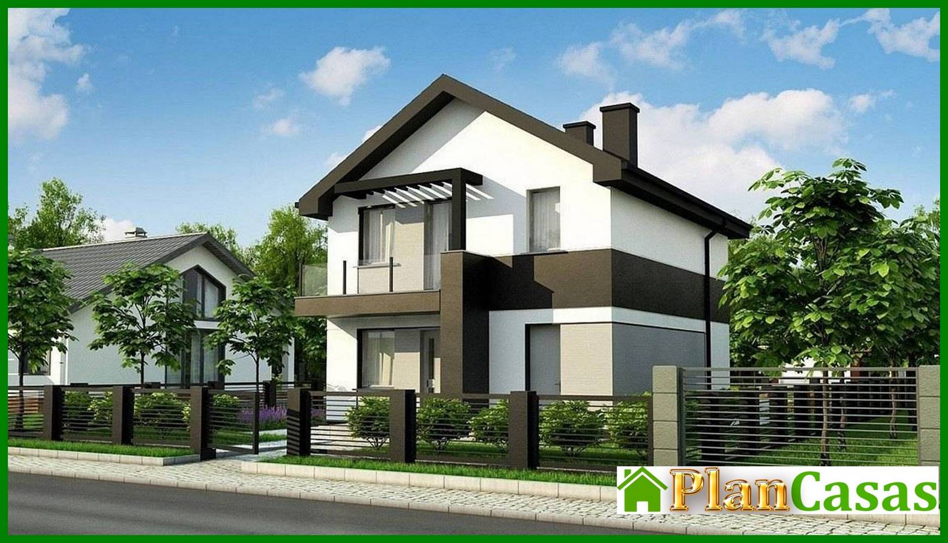 Visualization gallery - Compact two-story house 8 x 11
