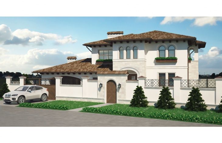 Galería de visualizaciones - Casa de campo de dos plantas