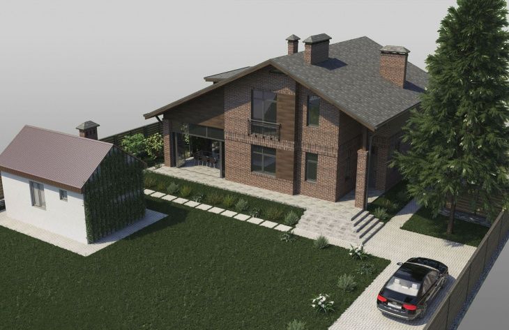 Galería de visualizaciones - Casa de dos plantas