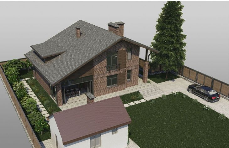 Galería de visualizaciones - Casa de dos plantas