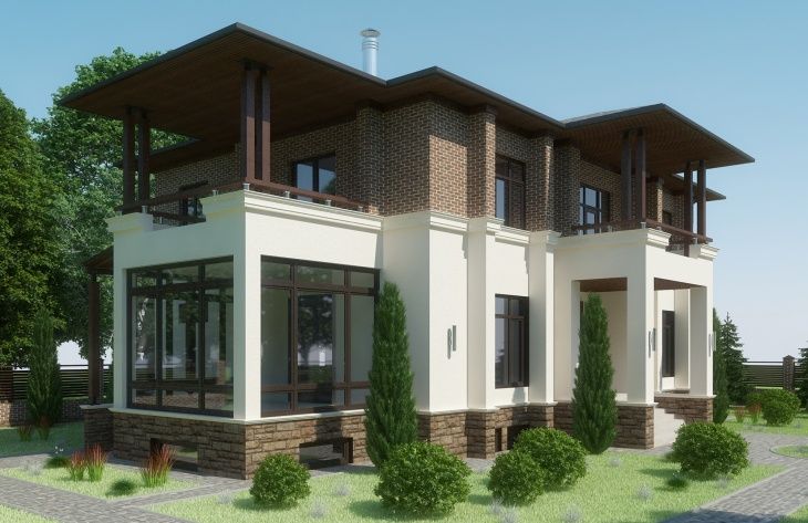 Galería de visualizaciones - Casa de dos plantas