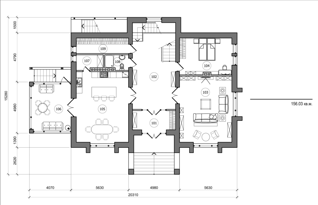 Galería de visualizaciones - Casa de dos plantas