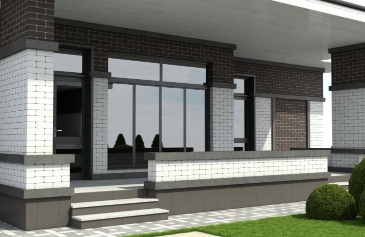 Galería de visualizaciones - Casa de campo de una planta