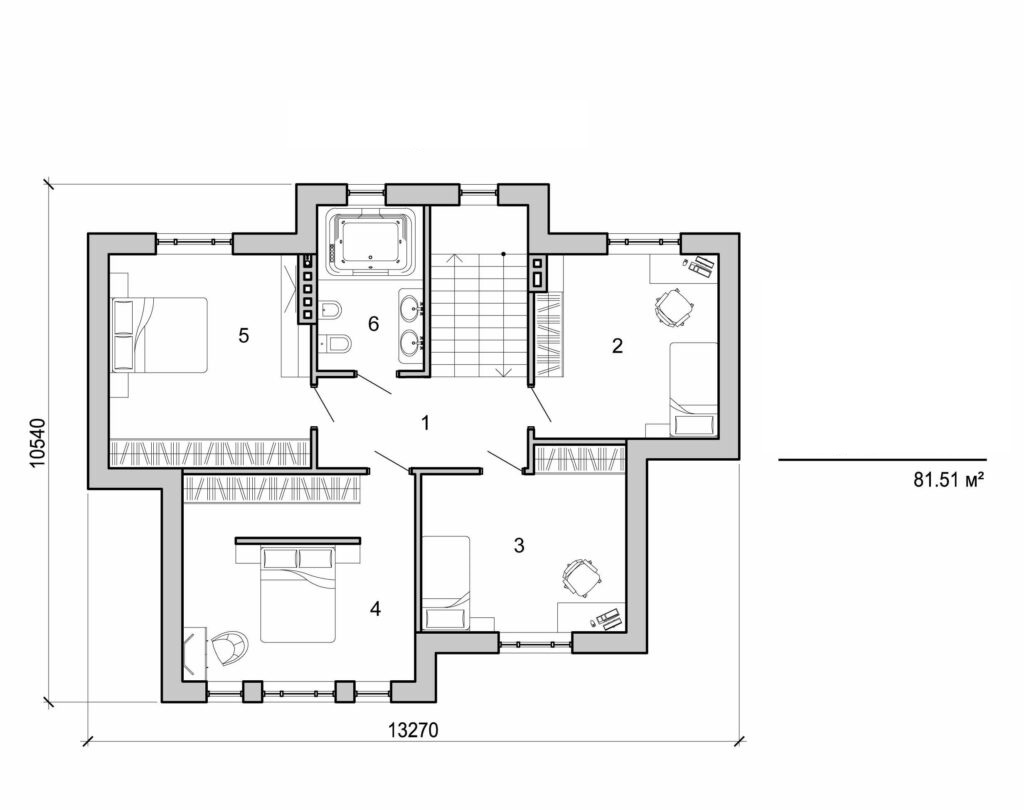 Galería de visualizaciones - Casa de dos plantas