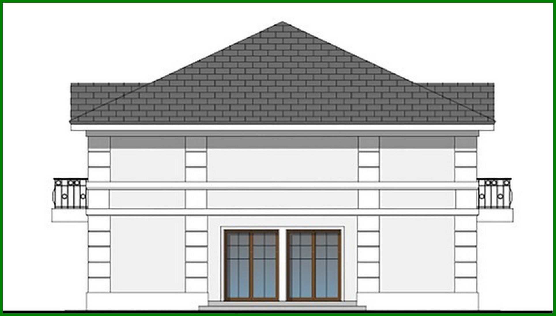 Galería de visualizaciones - Mansión chic de estilo clásico