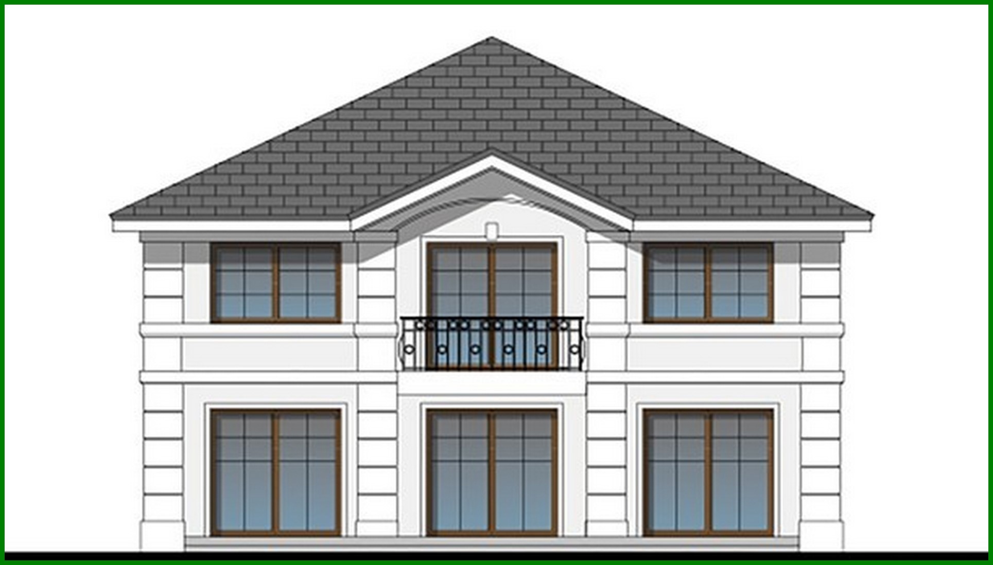 Galería de visualizaciones - Mansión chic de estilo clásico