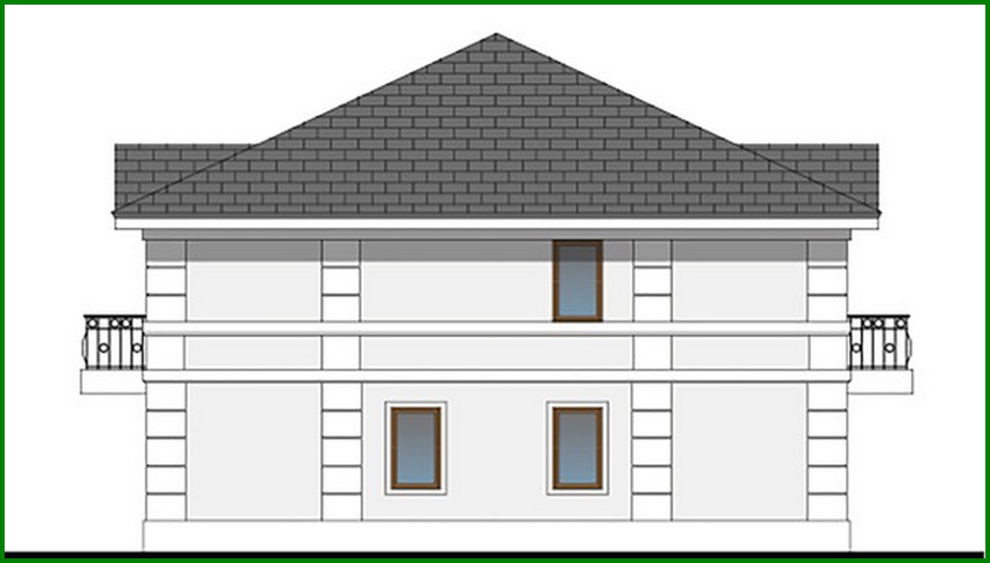 Galería de visualizaciones - Mansión chic de estilo clásico