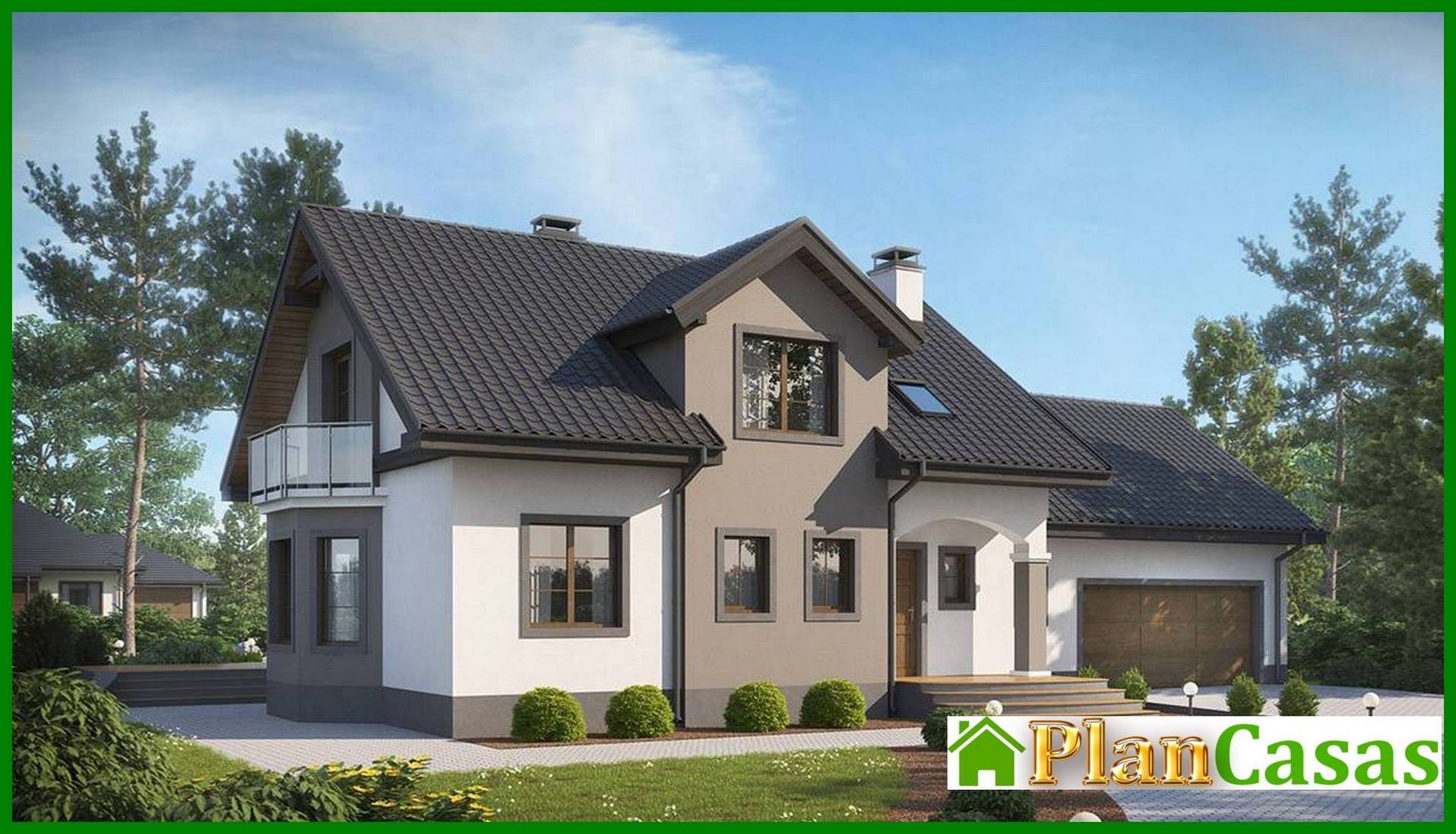 Galería de visualizaciones - Proyecto de una casa aristocrática con garaje para dos coches