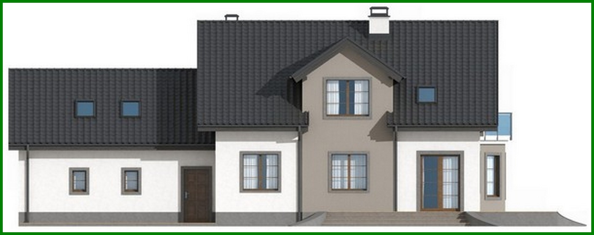 Galería de visualizaciones - Proyecto de una casa aristocrática con garaje para dos coches