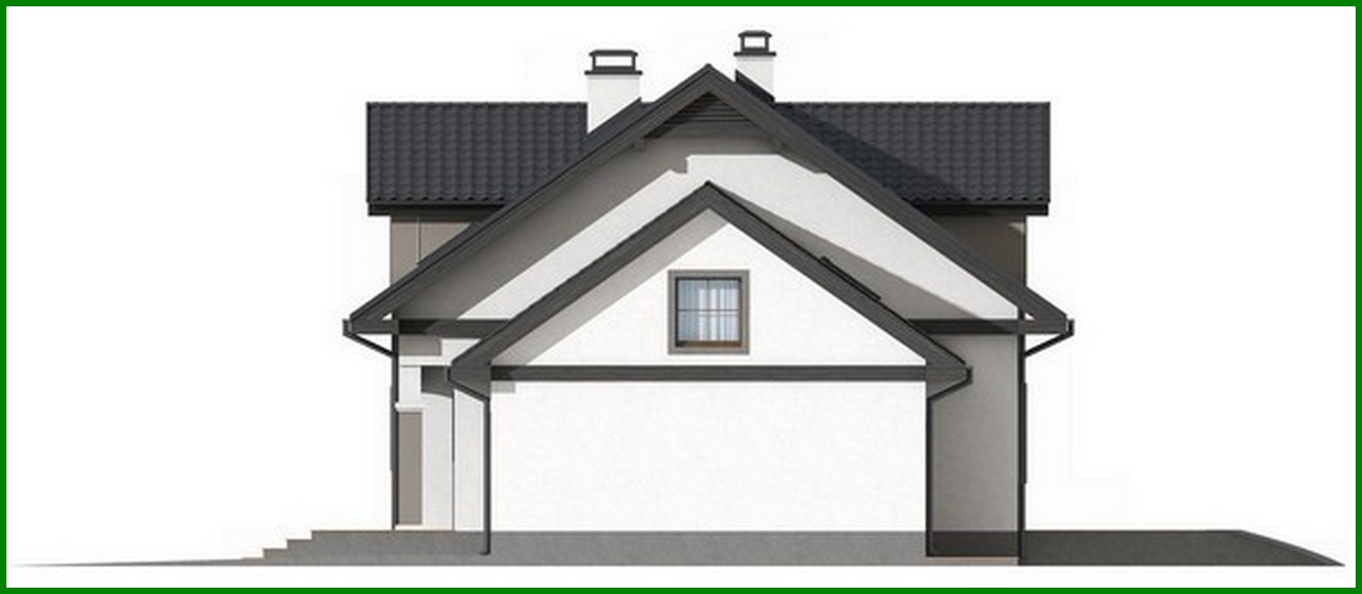 Galería de visualizaciones - Proyecto de una casa aristocrática con garaje para dos coches