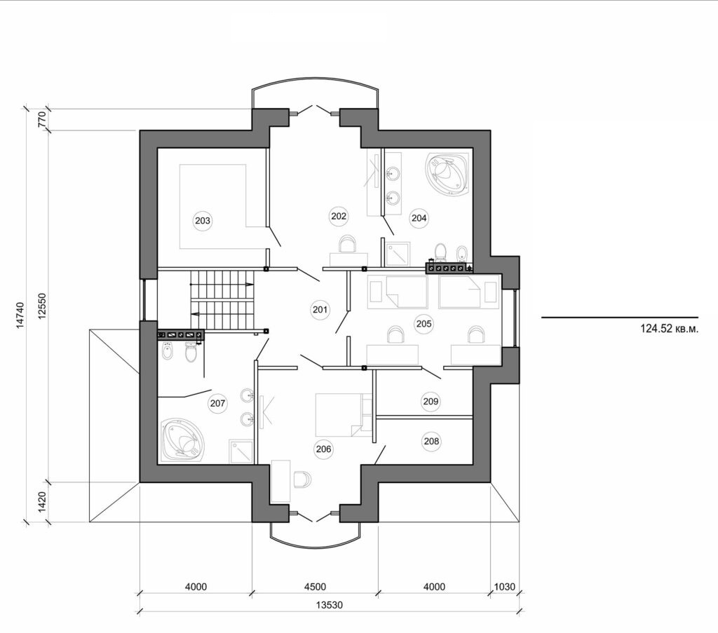 Galería de visualizaciones - Casa de dos plantas