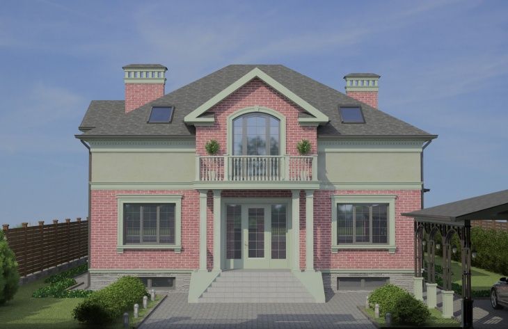 Galería de visualizaciones - Casa de dos plantas