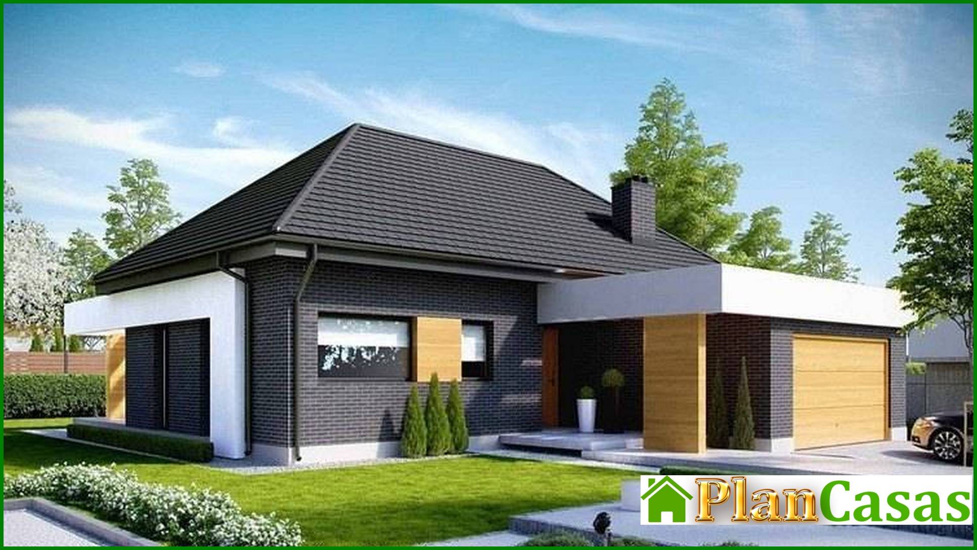 Galería de visualizaciones - Edificio residencial inusual construido en ladrillo