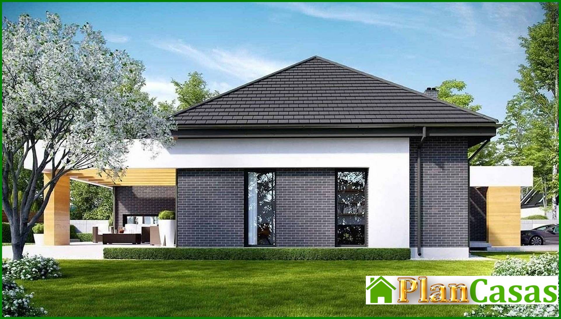 Galería de visualizaciones - Edificio residencial inusual construido en ladrillo