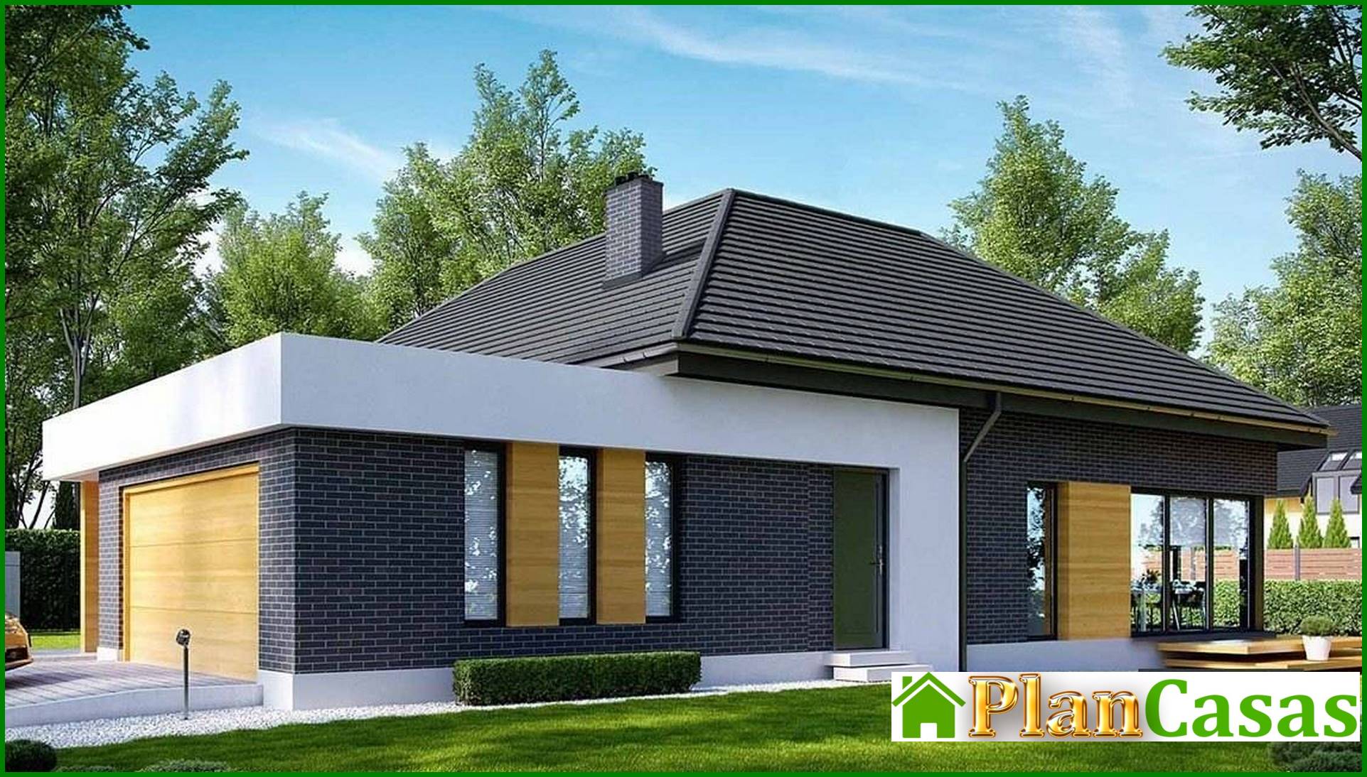 Galería de visualizaciones - Edificio residencial inusual construido en ladrillo