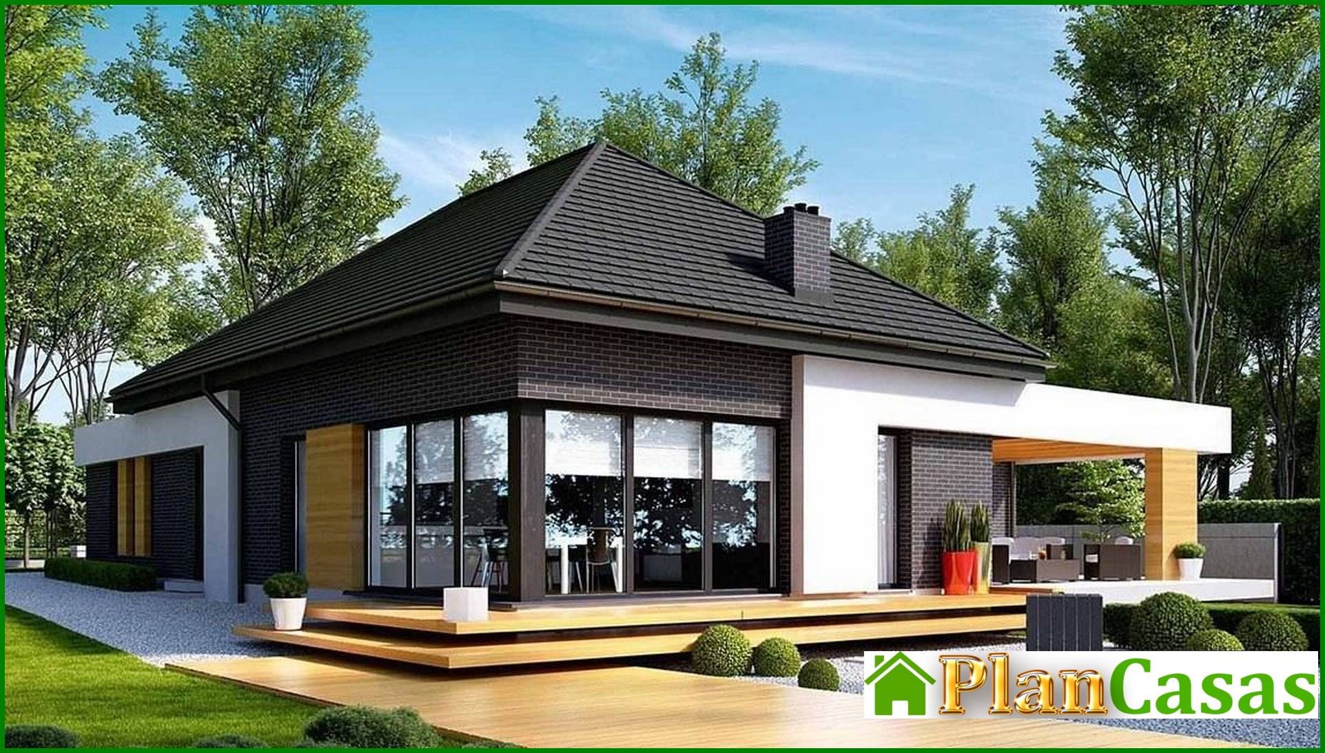 Galería de visualizaciones - Edificio residencial inusual construido en ladrillo