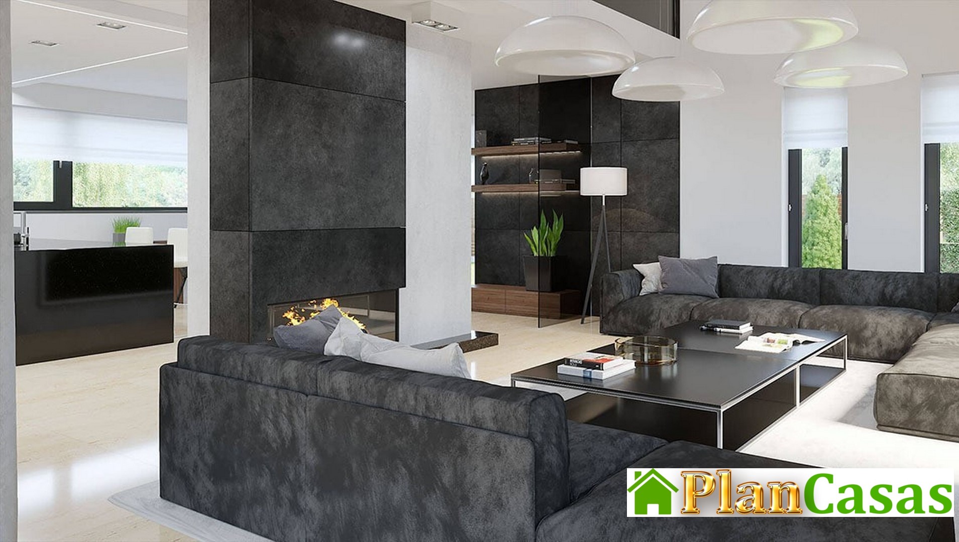 Visualization gallery - The project of a chic mansion with a unique layout