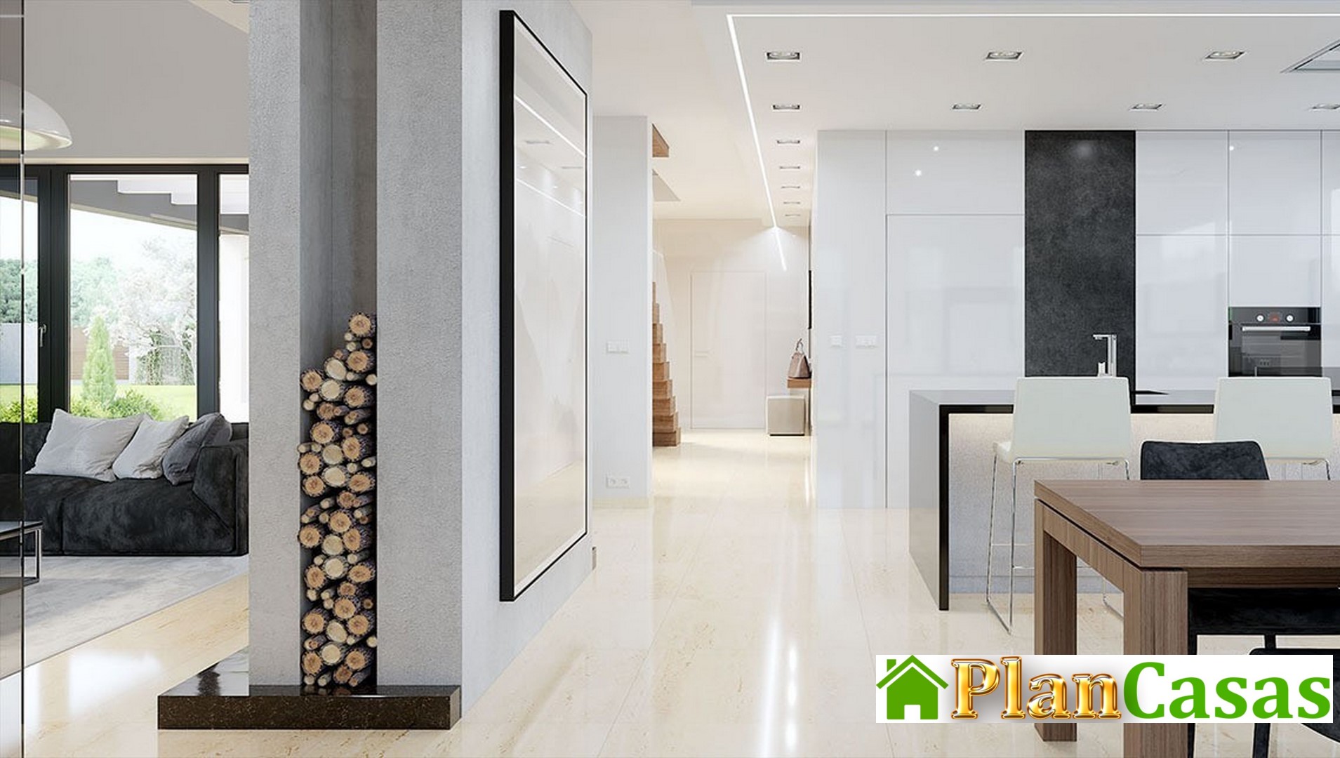 Visualization gallery - The project of a chic mansion with a unique layout