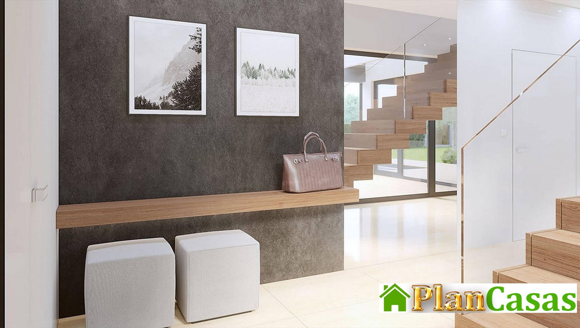 Visualization gallery - The project of a chic mansion with a unique layout