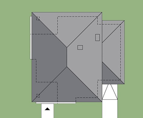 Visualization gallery - Chic house with glazed balconies and terraces