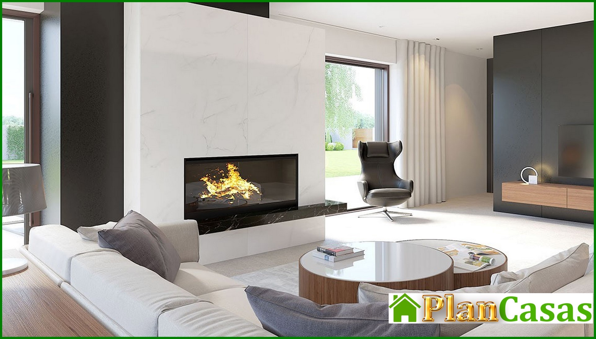 Galería de visualizaciones - Edificio residencial de dos plantas con amplias verandas